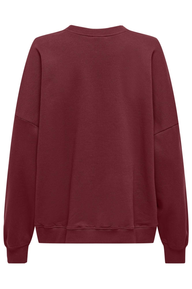 ONLBILA L/S BEAR O-NECK SWT 15356052 Cabernet/Lazy